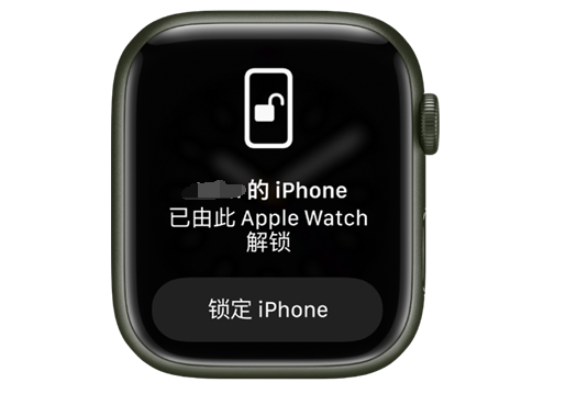 光山苹果手机维修分享用 AppleWatch 解锁配备面容 ID 的 iPhone方法 